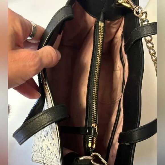 Kate Spade leather snakeskin croc embossed Crossbody bag shoulder bag - Picture 7 of 10